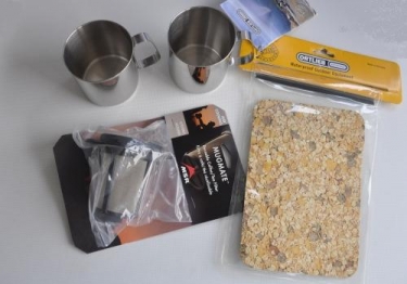Koffiezet pakket voor onderweg