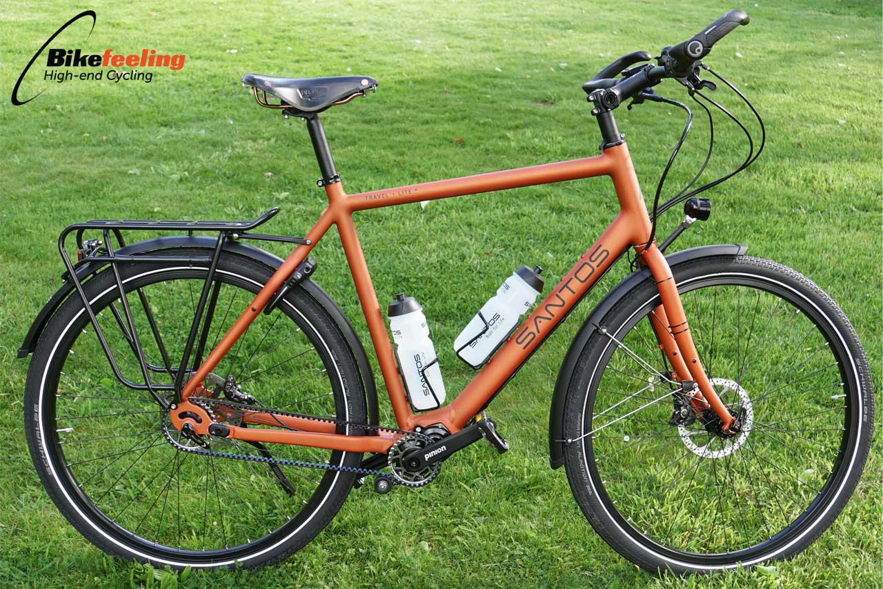 Santos Travel Lite plus, met deze Travel Lite+ ga je véél fietsen!