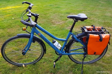 Travel Lite Damesfiets blauw oranje